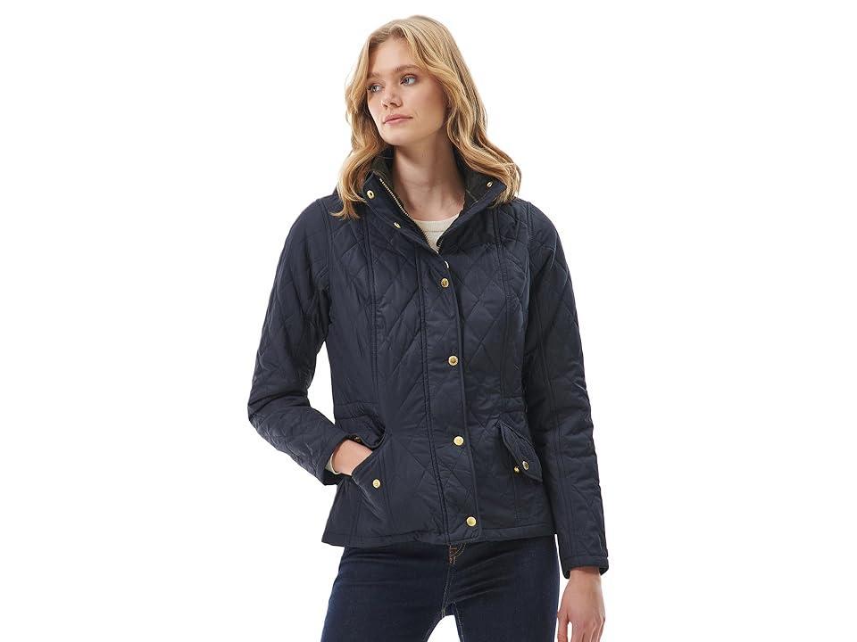 Womens Millfire Quilted Hooded Jacket Product Image