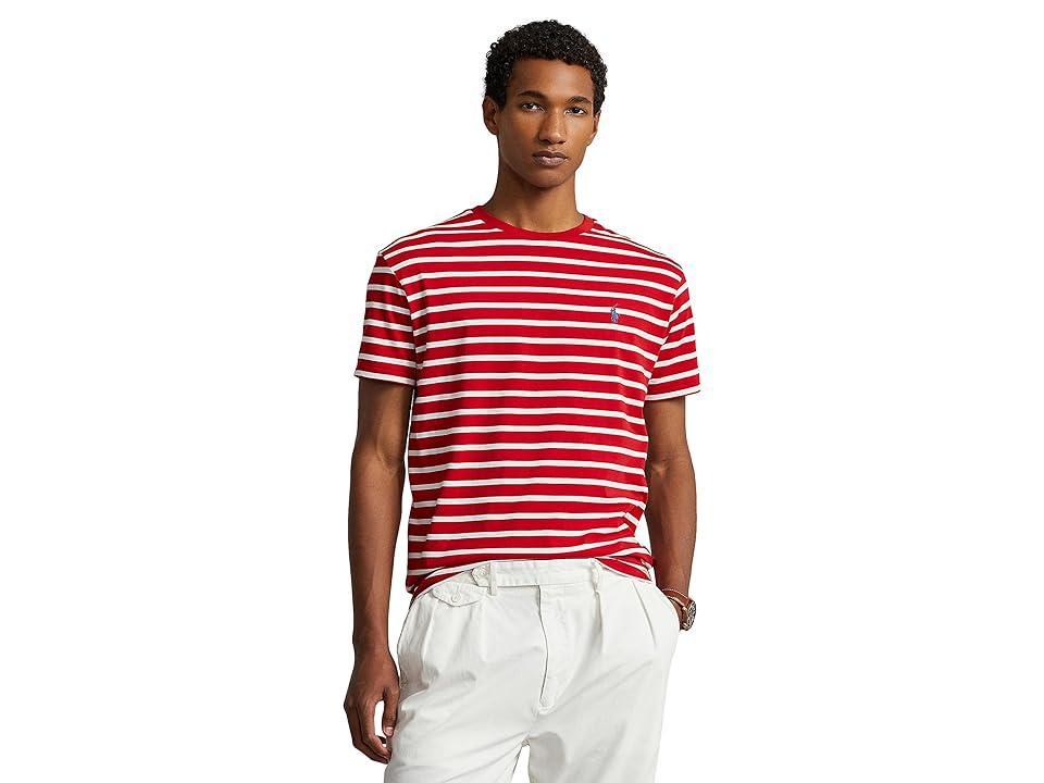 Polo Ralph Lauren Mens Classic-Fit Striped Jersey T-Shirt - Rl 2000 Red Product Image