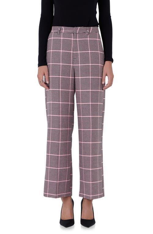 Endless Rose Houndstooth Check High Waist Pants Product Image