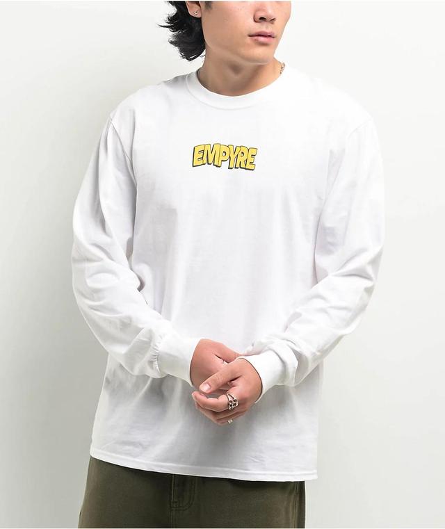 Empyre City Dog White Long Sleeve T-Shirt Product Image