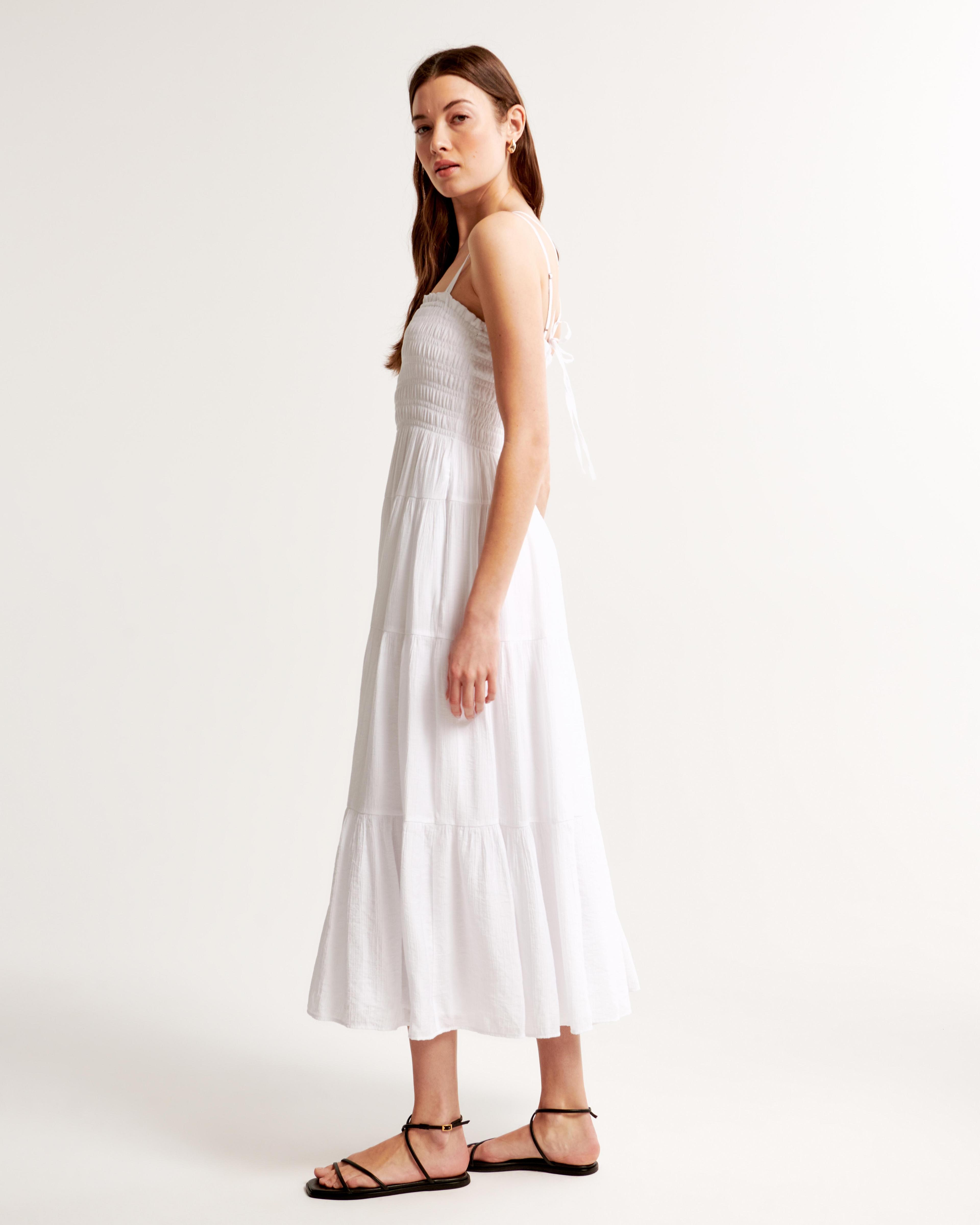 Smocked Bodice Maxi Dress Product Image