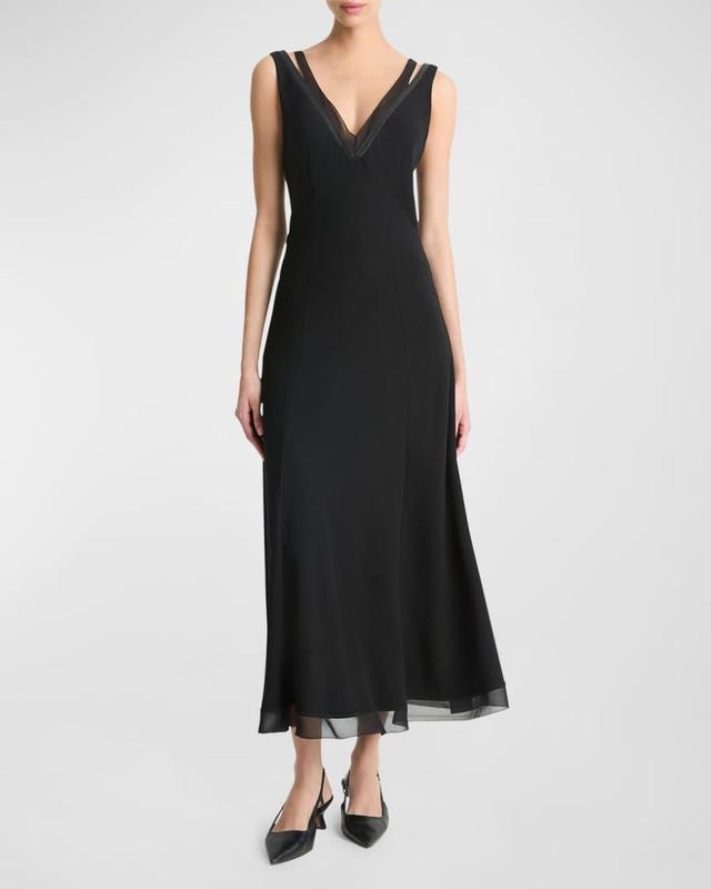 Layered Chiffon Slip Dress Product Image