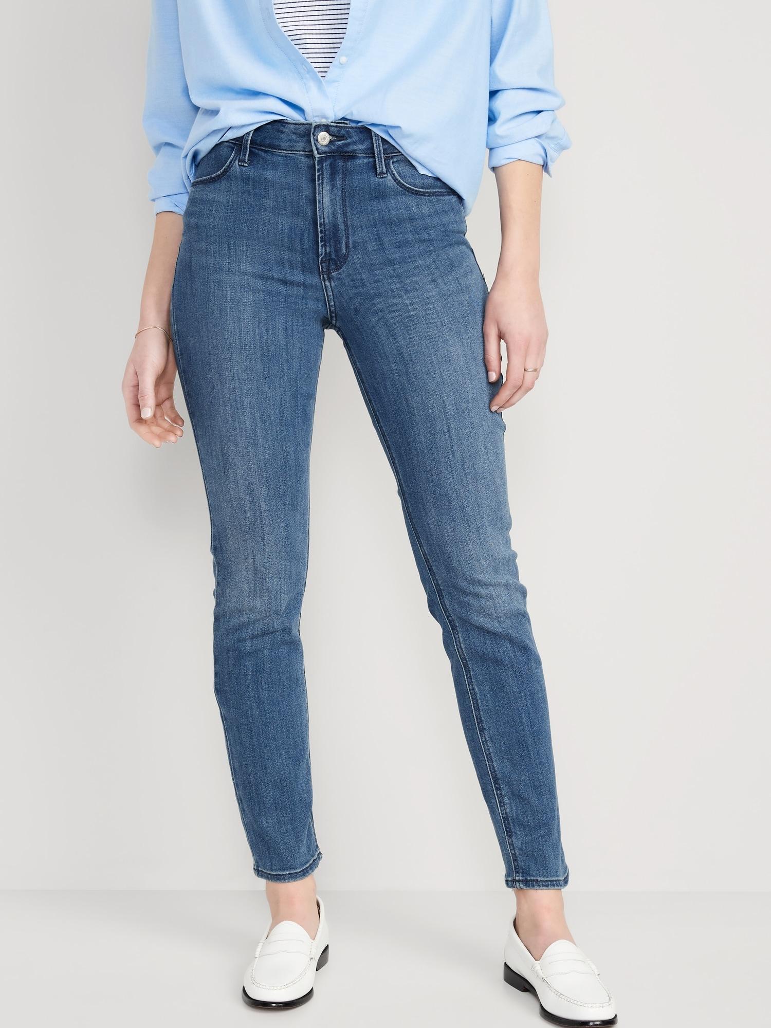 High-Waisted Wow Straight Jeans for Women Product Image