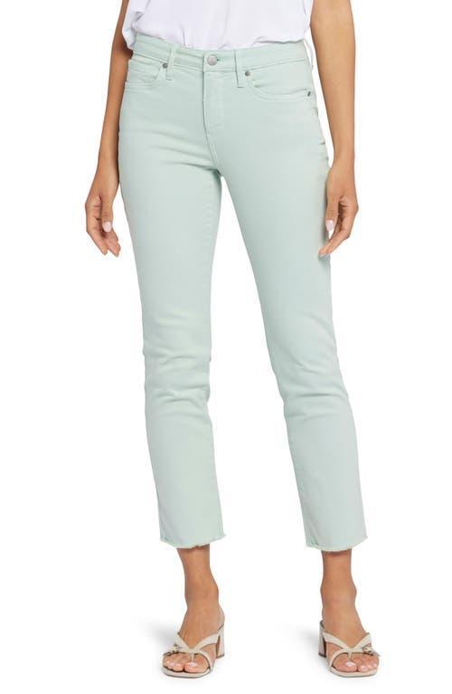 NYDJ Sheri Frayed Hem Slim Jeans Product Image