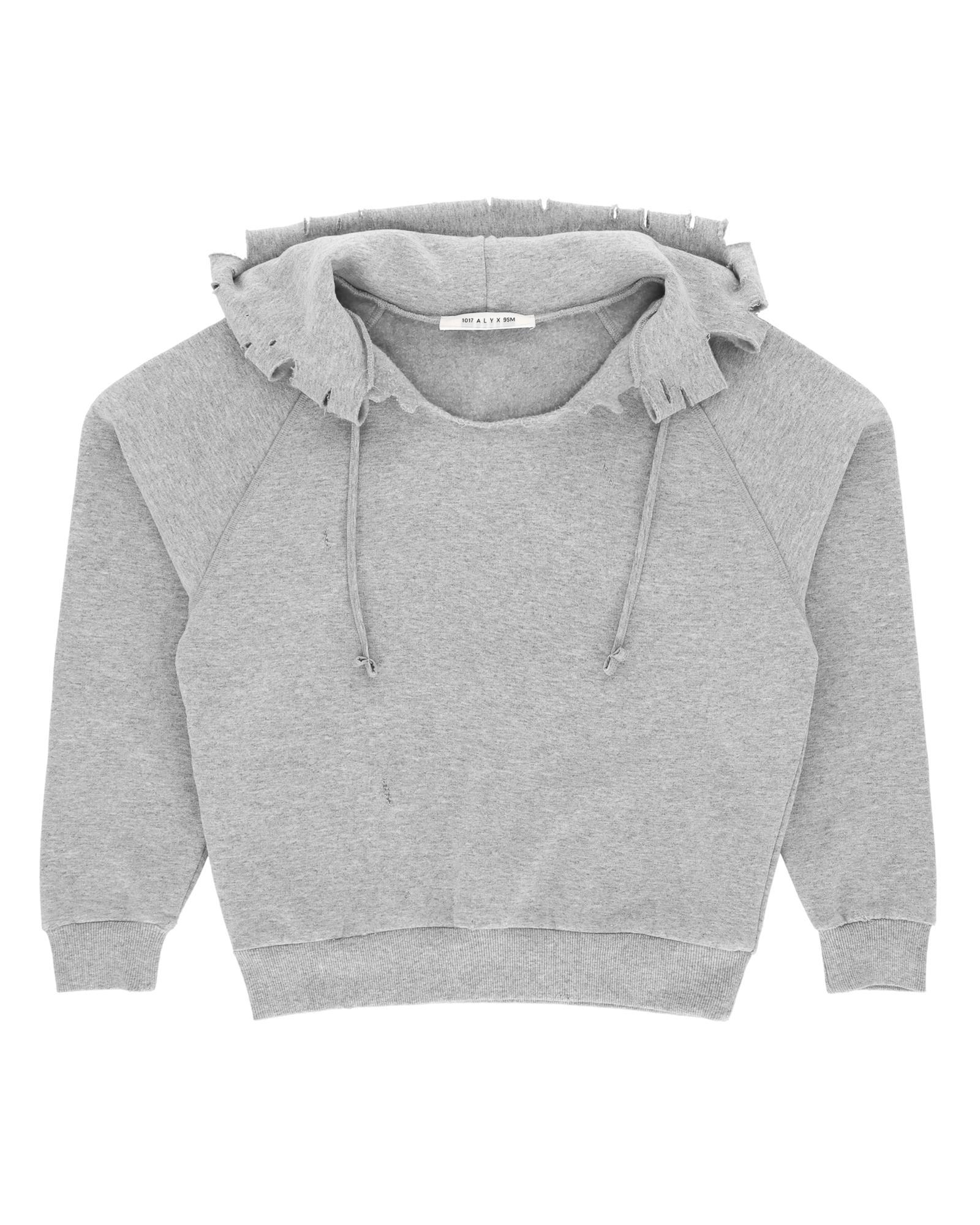 1017 ALYX 9SM | DISTRESSED HOODIE SWEATSHIRT | SWEATSHIRTS Product Image