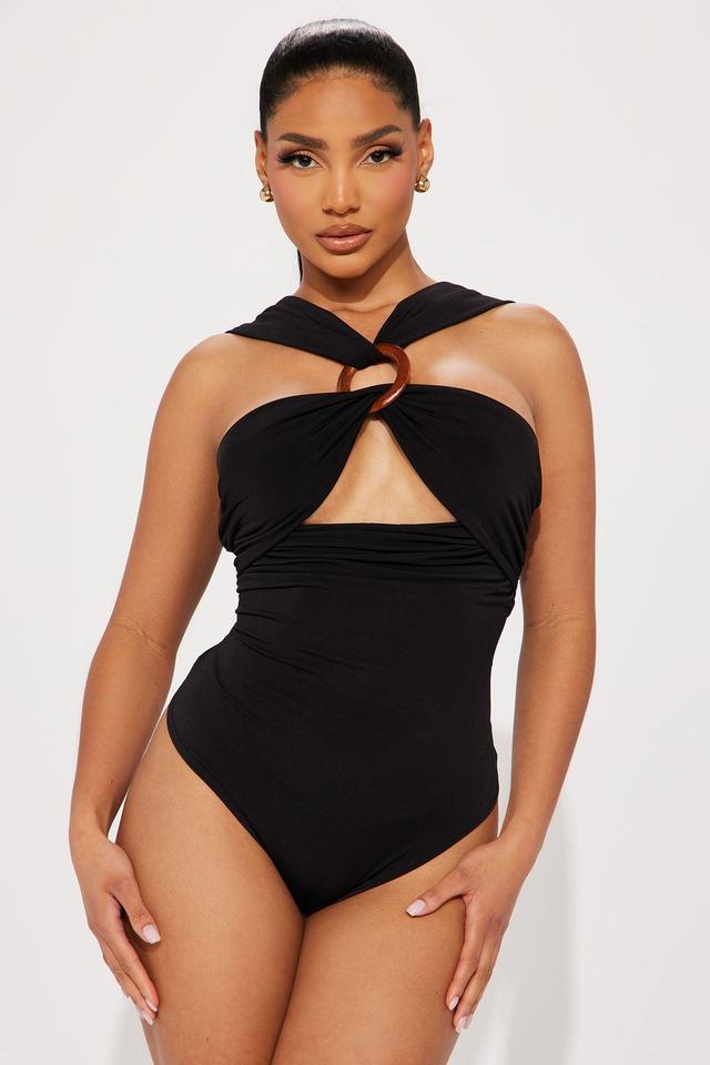 Nights In Tulum Bodysuit - Black Product Image