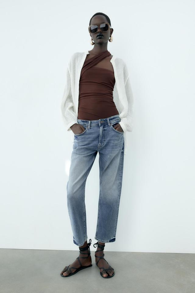 RELAXED MID WAIST JEANS ZW COLLECTION Product Image