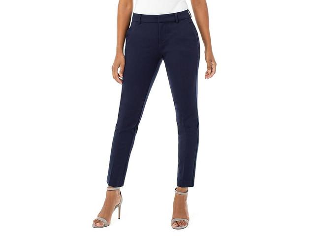 Liverpool Los Angeles Kelsey Slim Leg Trousers in Super Stretch Ponte Knit (Cadet ) Women's Casual Pants Product Image