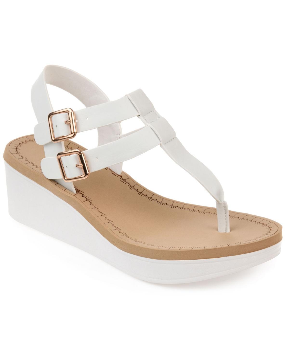 Journee Collection Bianca Womens Wedge Sandals Product Image