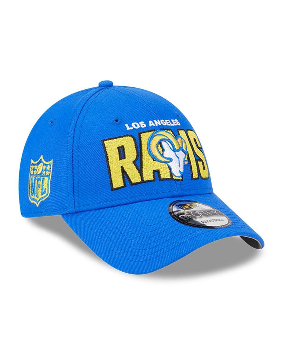 Mens New Era Royal Los Angeles Rams 2023 NFL Draft 9FORTY Adjustable Hat Product Image