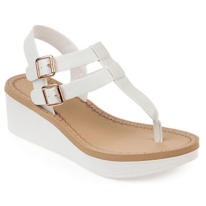 Journee Collection Bianca Womens Wedge Sandals Product Image