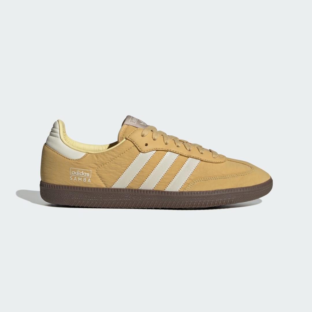 Womens adidas Samba OG Athletic Shoe - Cloud White / Core Black / Clear Granite Product Image