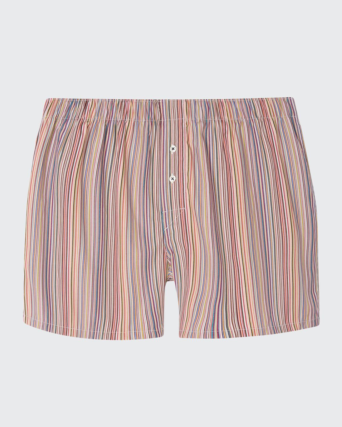 Mens Striped Boxer Shorts Product Image