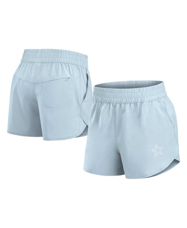 Fanatics Womens Gray Dallas Cowboys Front Office Woven Shorts Product Image