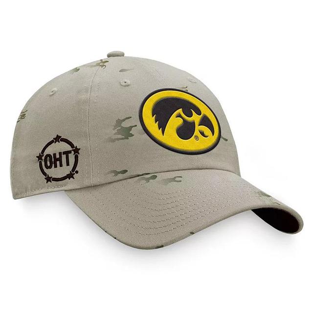 Mens Top of the World Khaki Iowa Hawkeyes Oht Military-Inspired Appreciation Storm Adjustable Hat Product Image