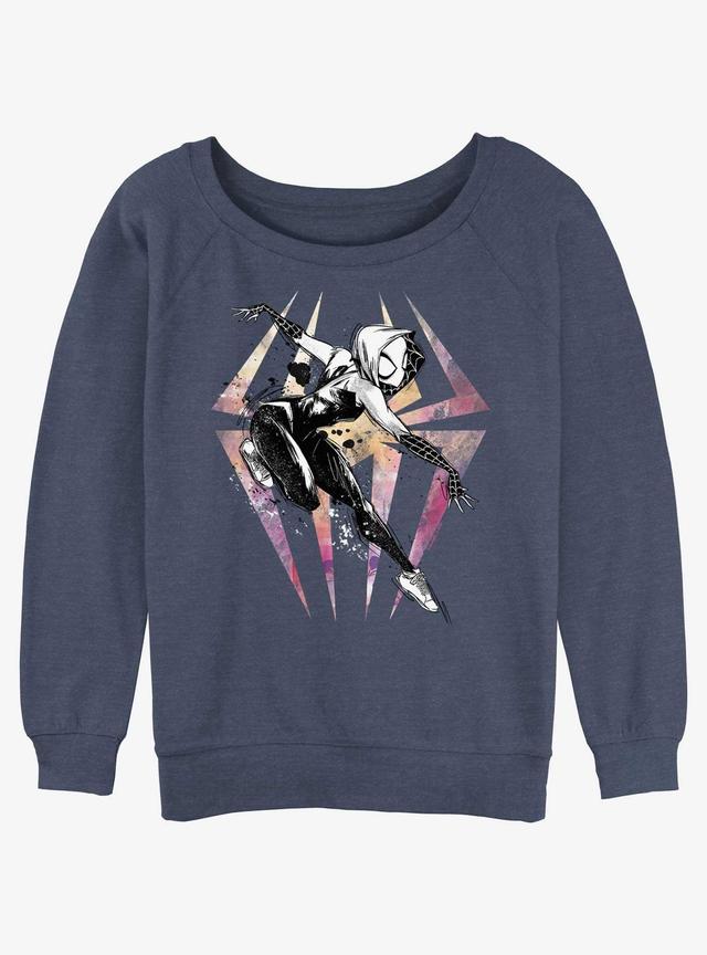 Marvel Spider-Man Sketch Spider-Gwen Girls Slochy Sweatshirt Product Image