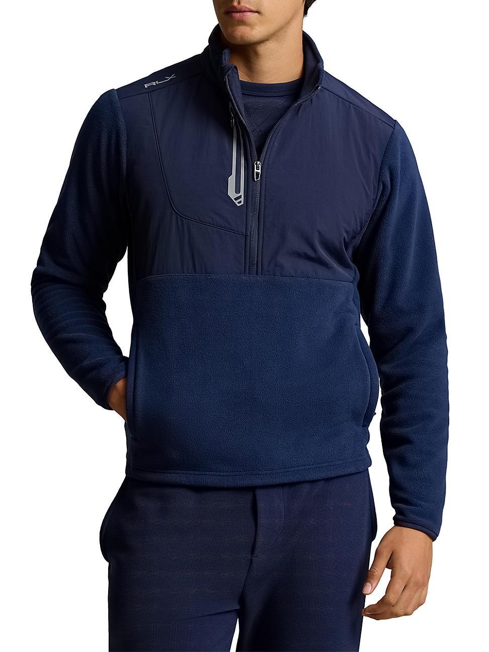 Mens Fleece Half-Zip Sweatshirt Product Image