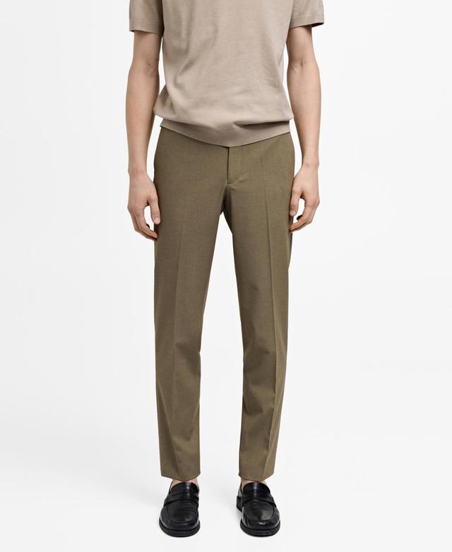 Mango Mens Stretch Fabric Suit Pants Product Image