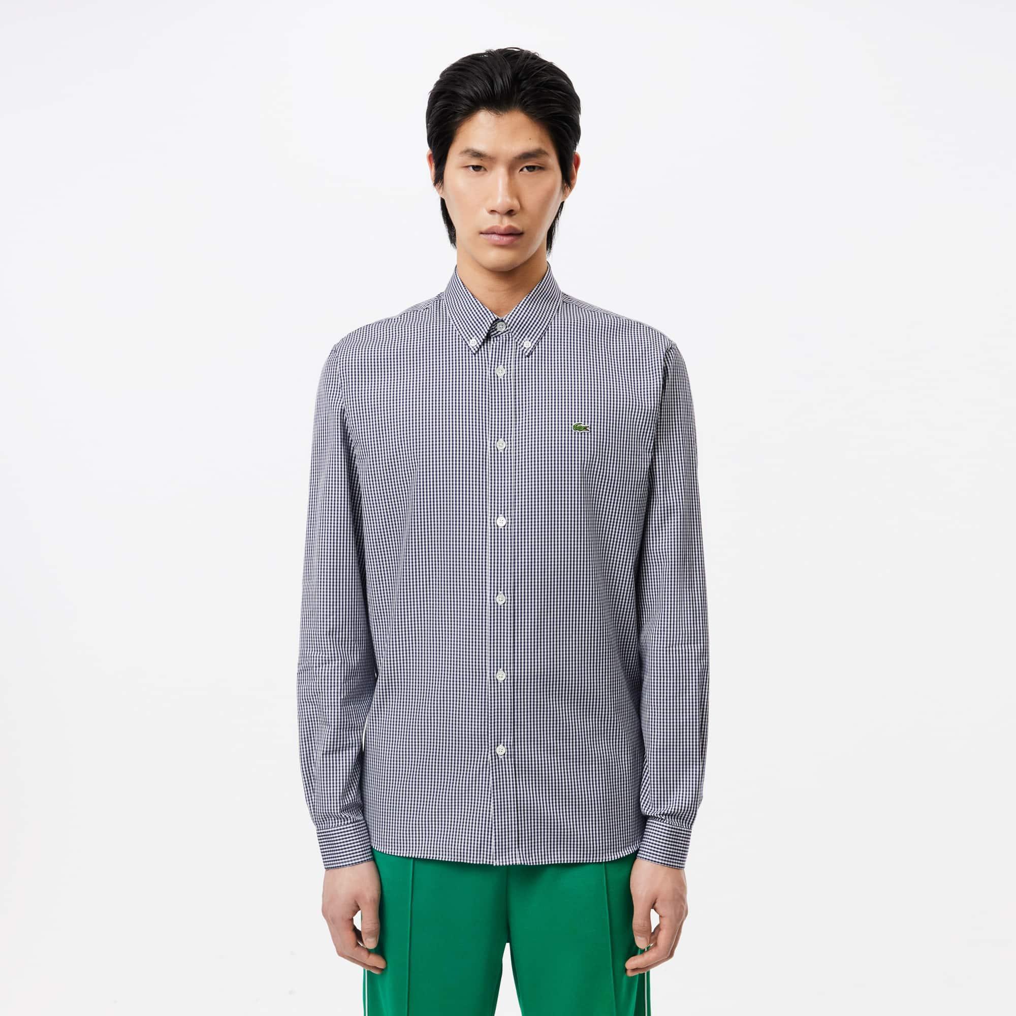 Regular Fit Checked Cotton Shirt Product Image