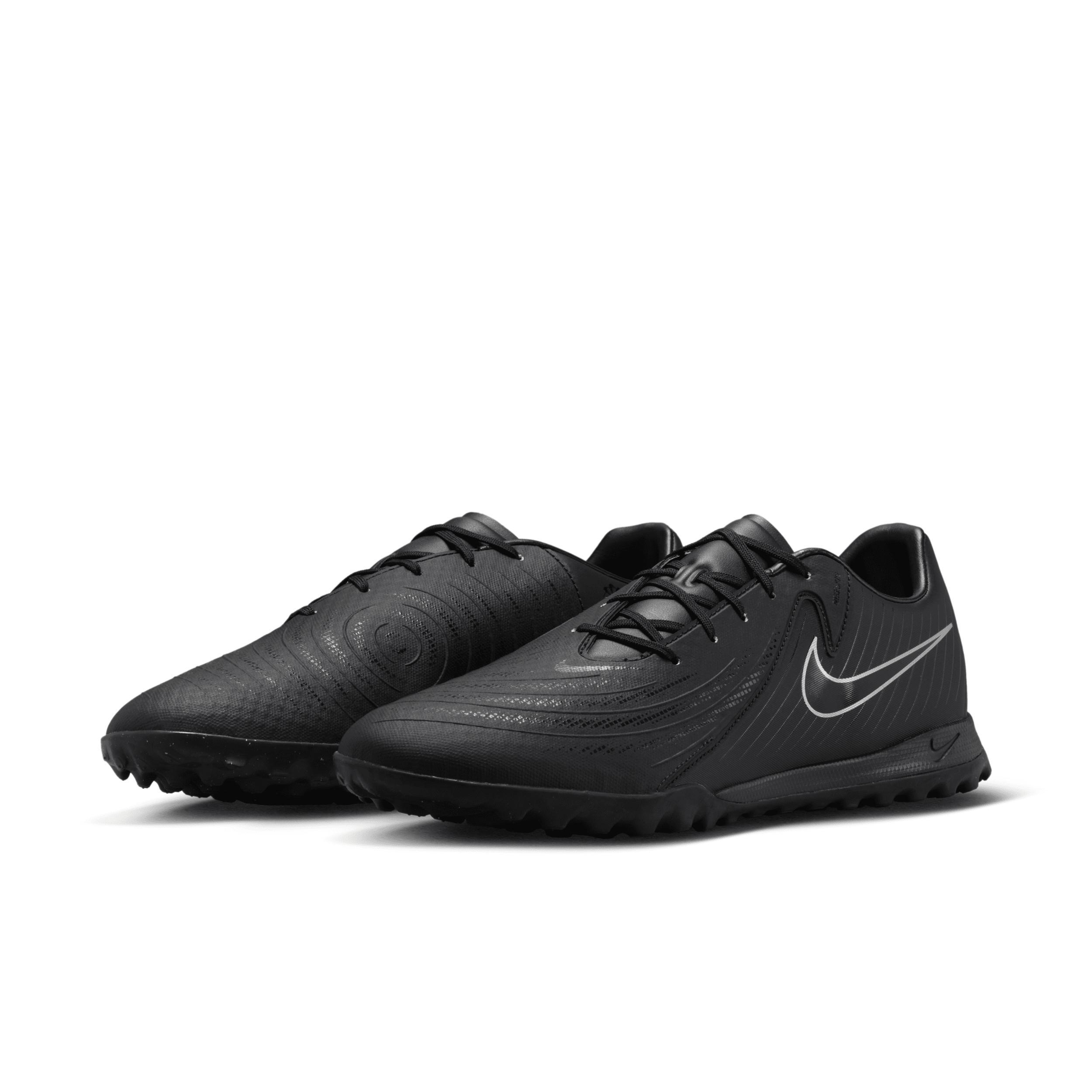 Nike Mens Nike Phantom GX II Academy TF - Mens Soccer Shoes Black/Black Product Image