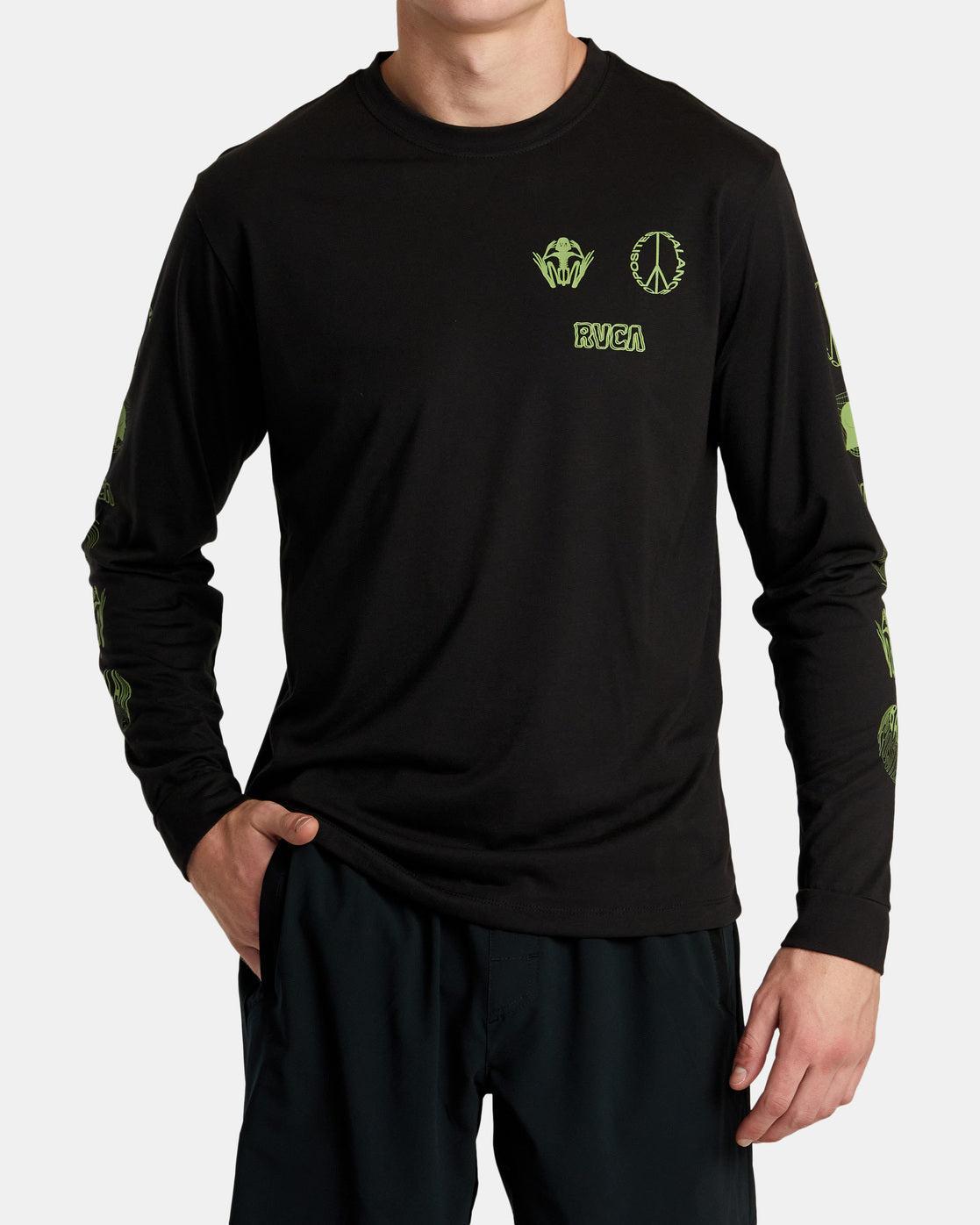 Relic Stack Long Sleeve T-Shirt - Black Product Image