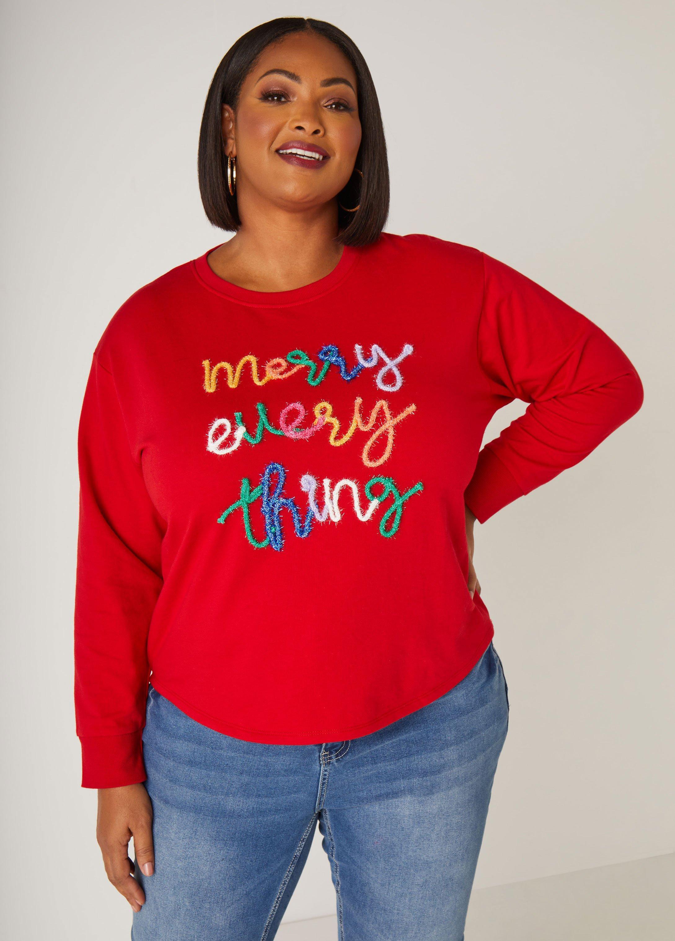 Merry Every Thing Hi Low Sweatshirt Product Image