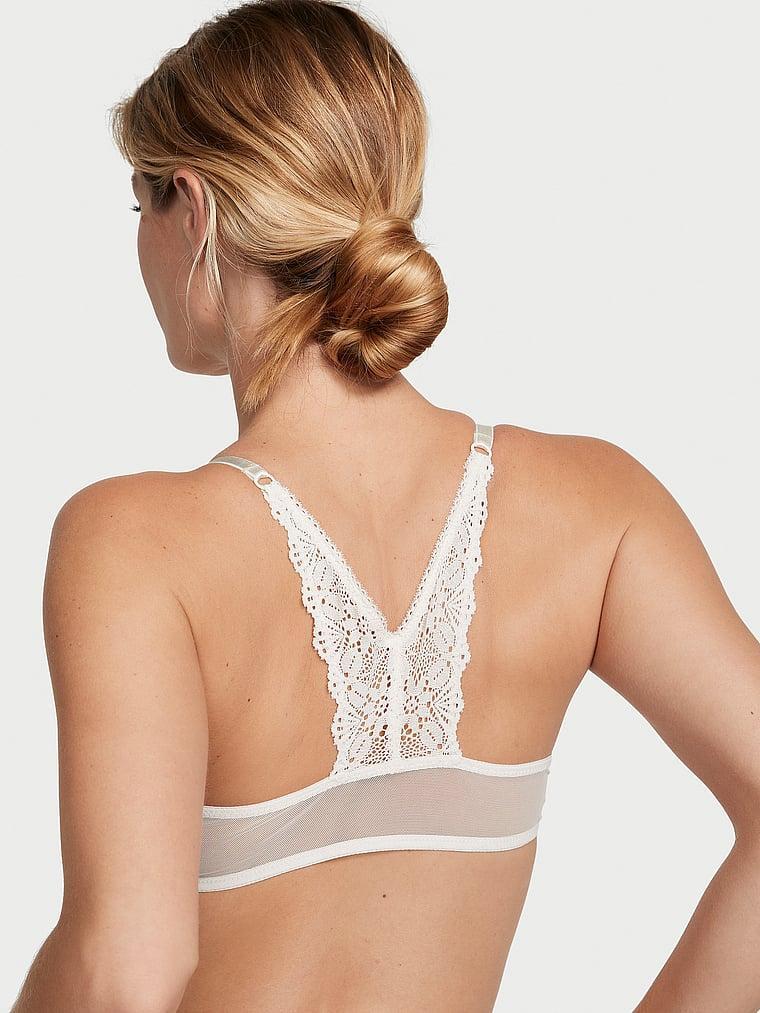 Sexy Tee Lightly Lined Front-Close Lace Demi Bra Product Image