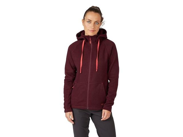 Rab Serren Hoodie (Deep Heather) Women's Clothing Product Image