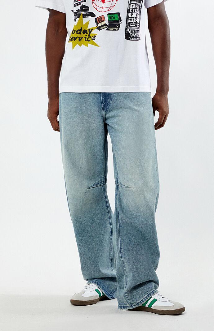 Mens Baggy Barrel Jeans - 28W x 30L Product Image