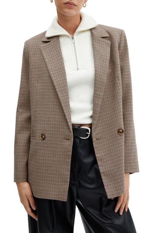 Mango Womens Cross Button Blazer Product Image