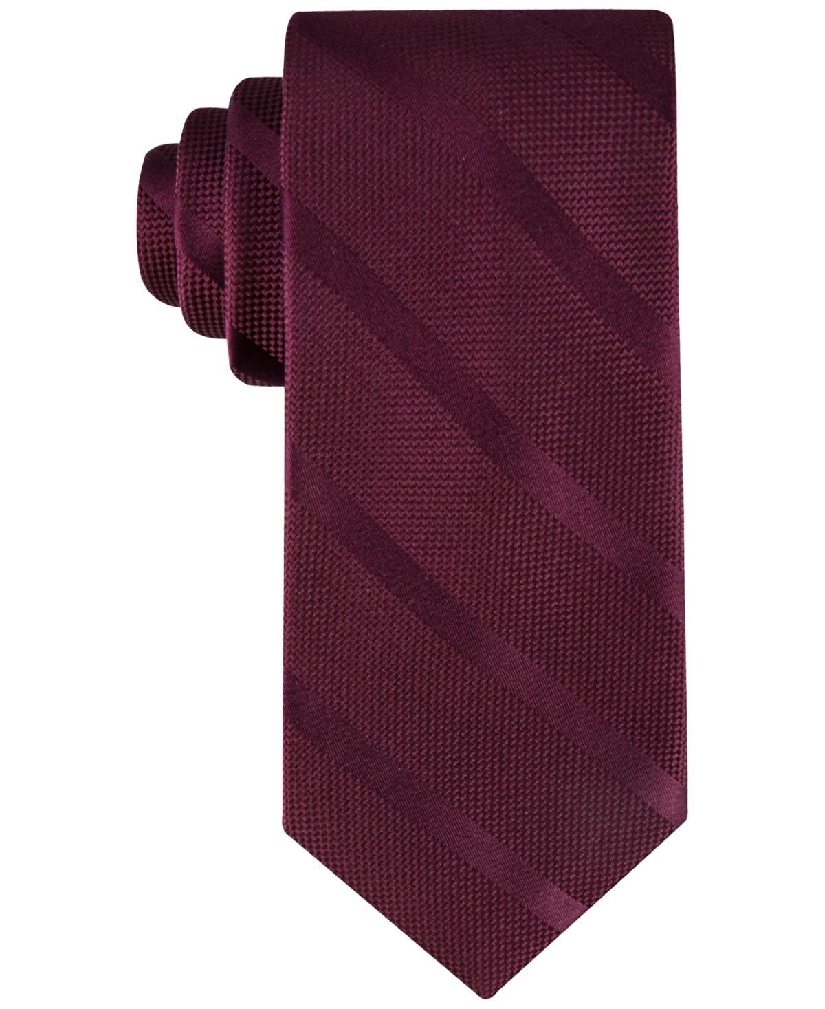 Tommy Hilfiger Mens Solid Textured Stripe Tie Product Image