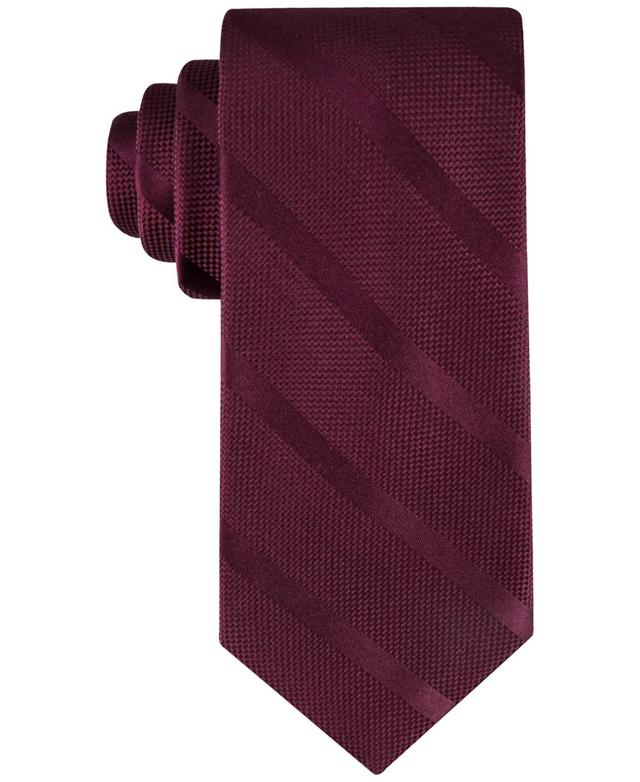 Tommy Hilfiger Mens Solid Textured Stripe Tie Product Image