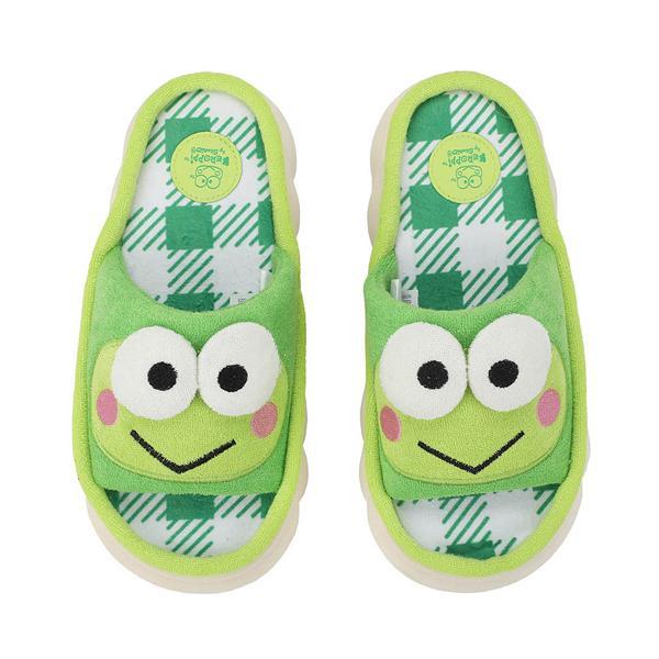 Womens Hello Kitty® Keroppi Slipper White Plaid Product Image