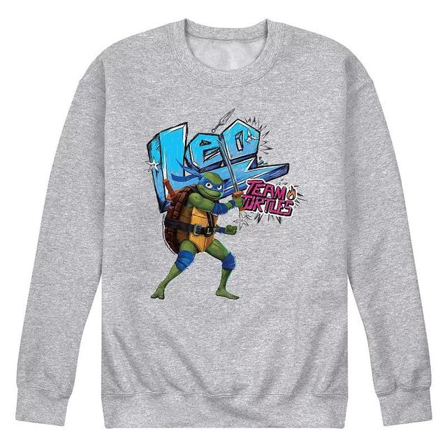 Mens Nickelodeon TMNT Mutant Mayhem Leo Team Turtles Graphic Tee Product Image