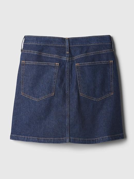 Denim Mini Skirt Product Image