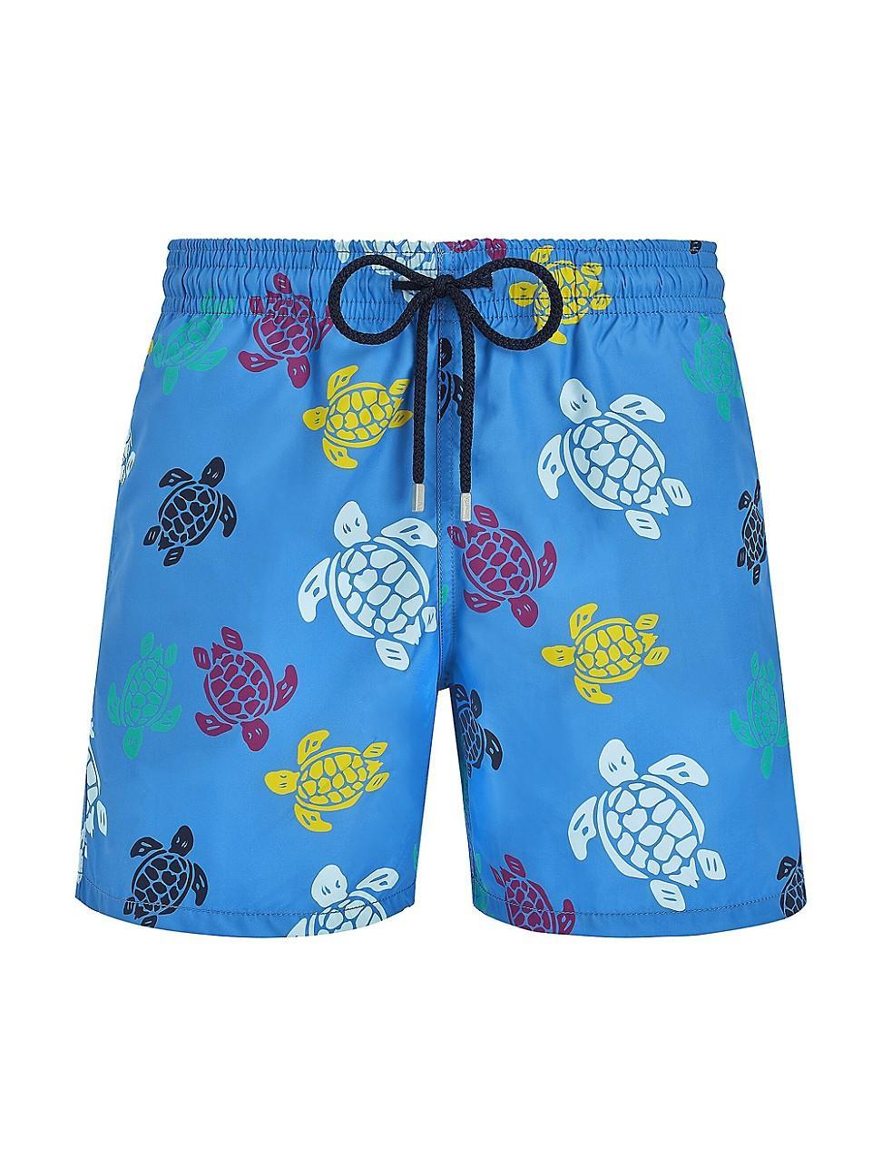 Mens Moorea Turtle Swim Trunks Product Image