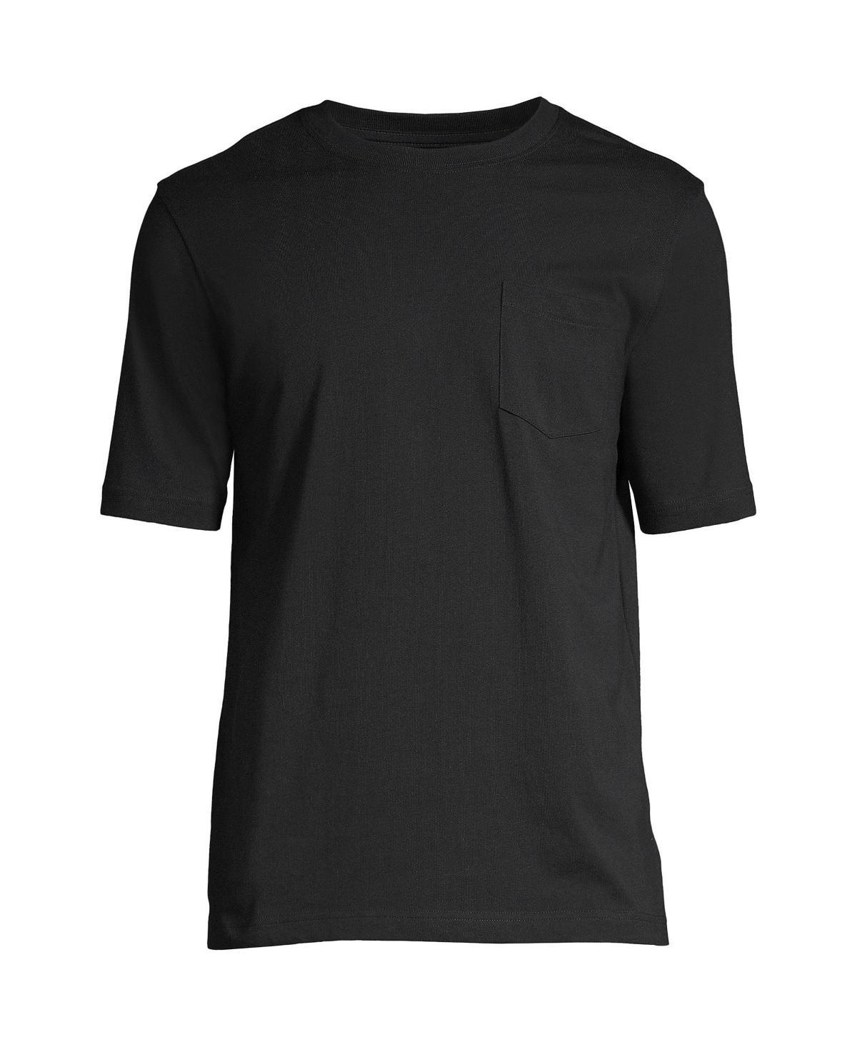 Mens Lands End Super-T Short Sleeve T-Shirt with Pocket Product Image