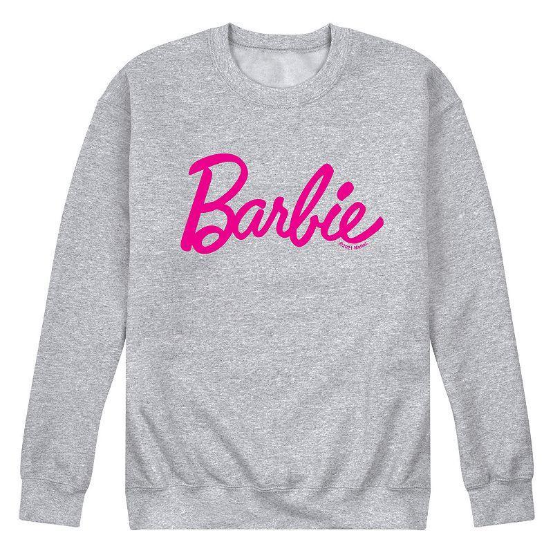 Mens Barbie Classic Logo Fleece Sweatshirt Product Image