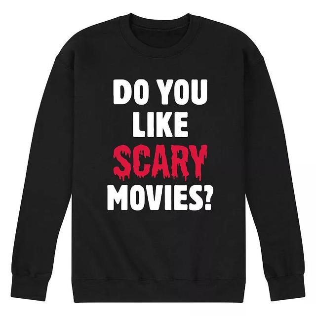 Mens Do You Like Scary Movies Sweatshirt Product Image