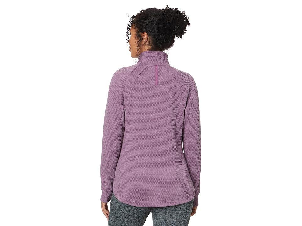 L.L.Bean Ridgeknit Crossneck Pullover (Mauve) Women's Clothing Product Image