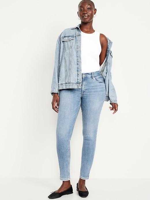 Mid-Rise Rockstar Super-Skinny Jeans Product Image