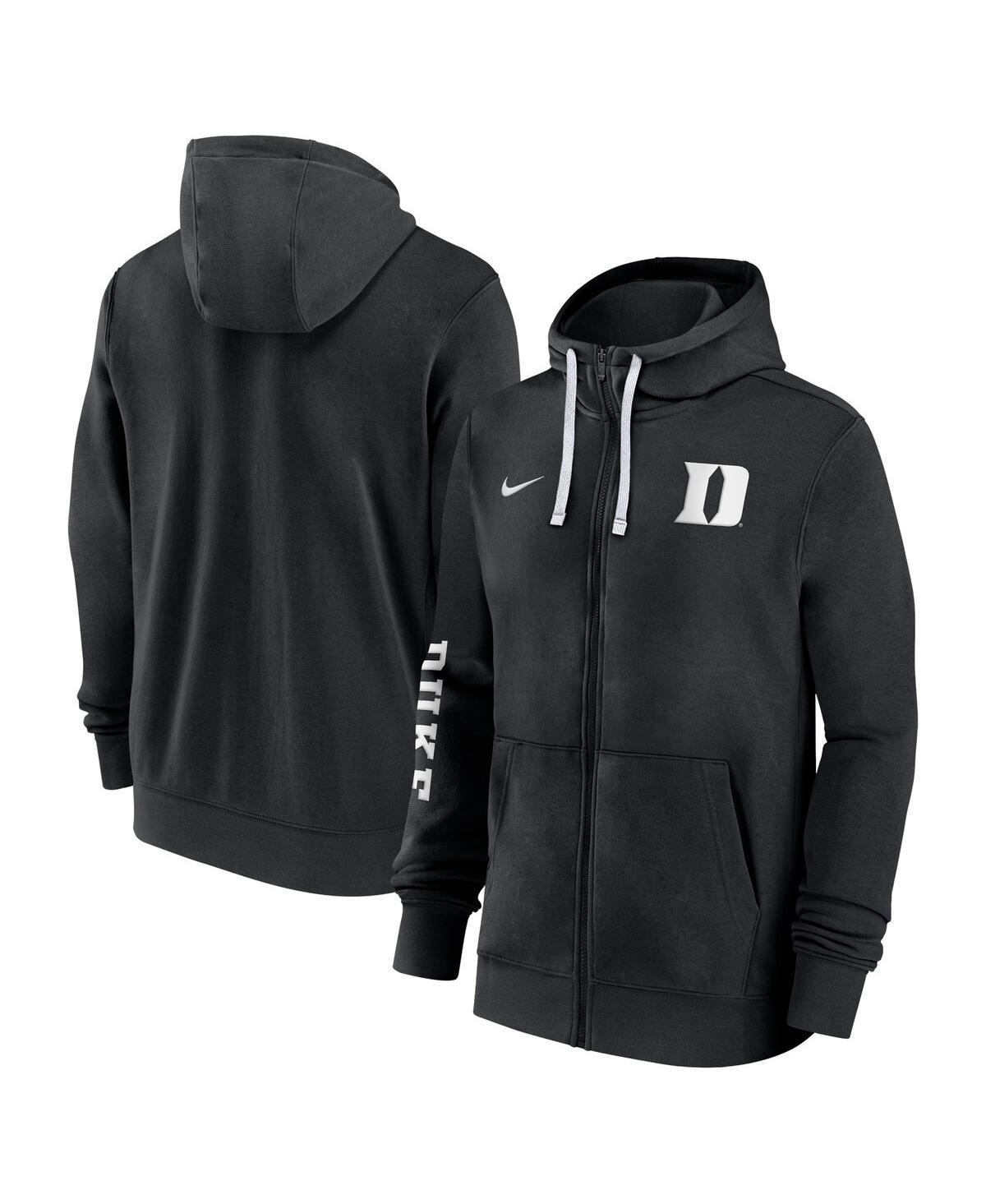 Nike Mens Black Duke Blue Devils 2024 Sideline Full-Zip Hoodie - Black Product Image