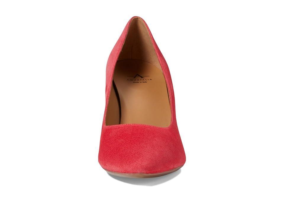 Aquatalia Peony Suede Pump (Raspberry) Women's Shoes Product Image