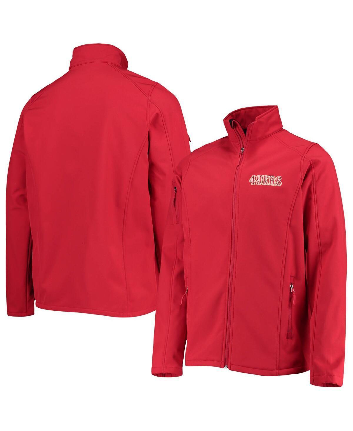 Mens Dunbrooke Scarlet San Francisco 49ers Big & Tall Sonoma Softshell Full-Zip Jacket Product Image