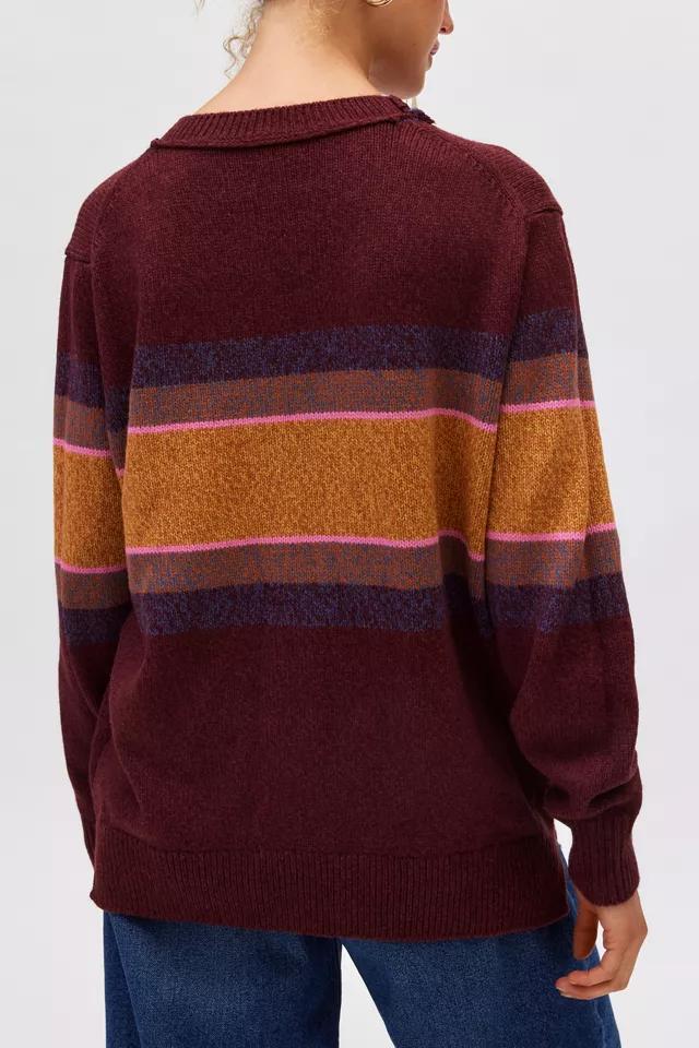 BDG Oaklyn Oversized Crew Neck Pullover Sweater Product Image