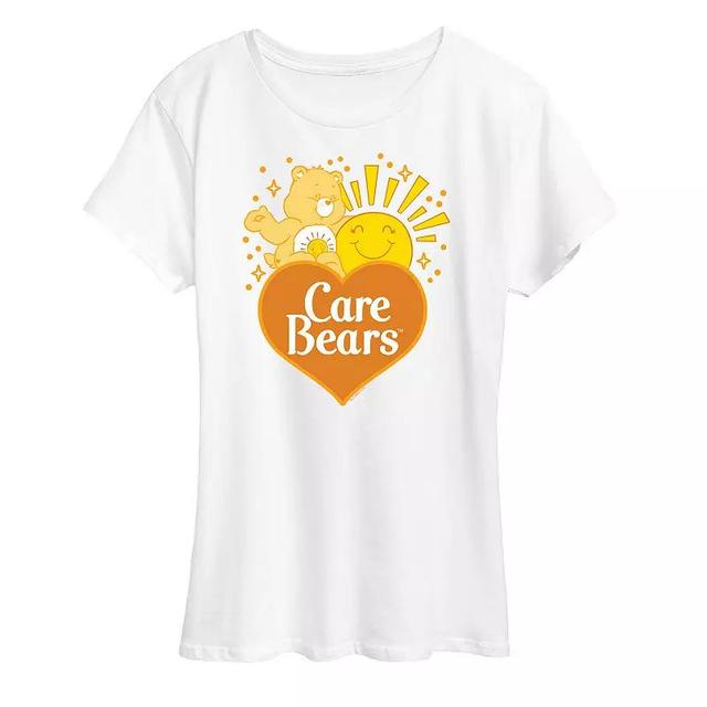 Womens Care Bears Funshine Logo Graphic Tee Product Image