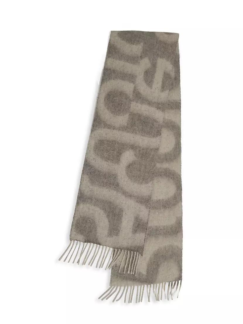 Logo Wool-Blend Scarf Product Image