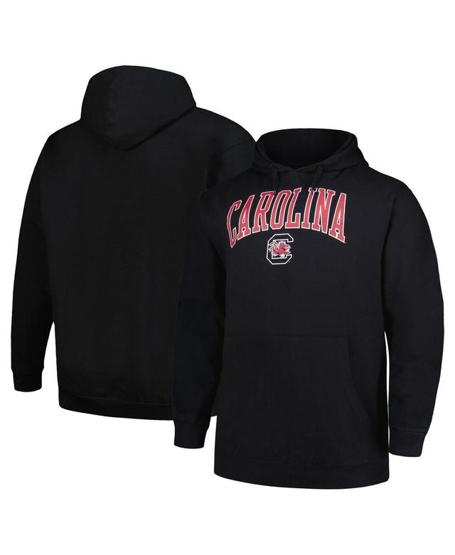 Mens Champion Black South Carolina Gamecocks Arch Over Logo Big and Tall Pullover Hoodie Product Image