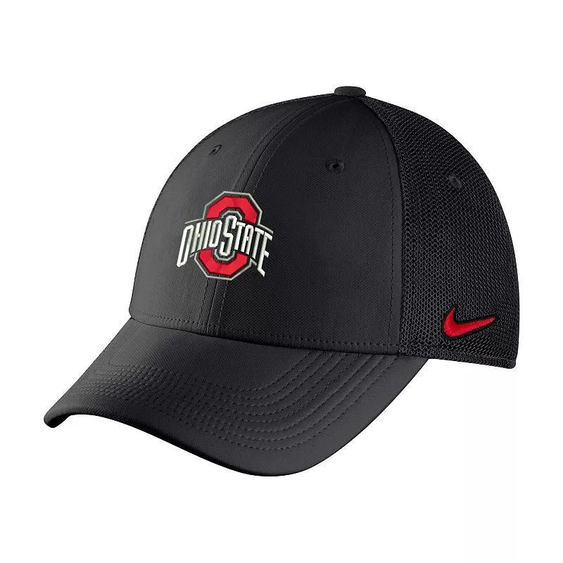 Mens Nike Ohio State Buckeyes Legacy91 Meshback Swoosh Performance Flex Hat Product Image