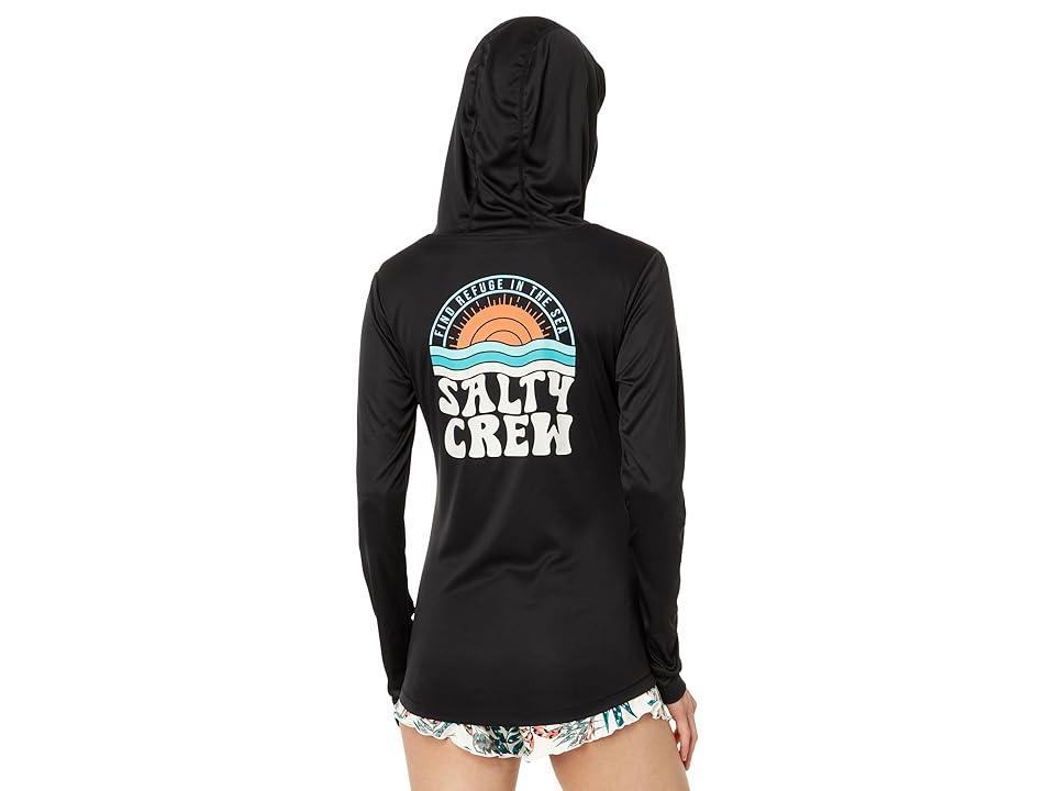 Salty Crew Sundown Hooded Sunshirt Women's Clothing Product Image